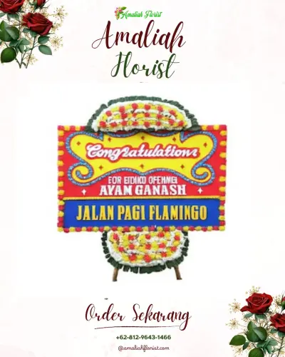 Bunga Papan Congratulation di Ngenep